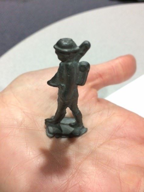 Metal soldier toy made of lead